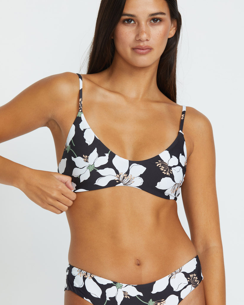 Haut de Bikini Midnight Lily - BLACK