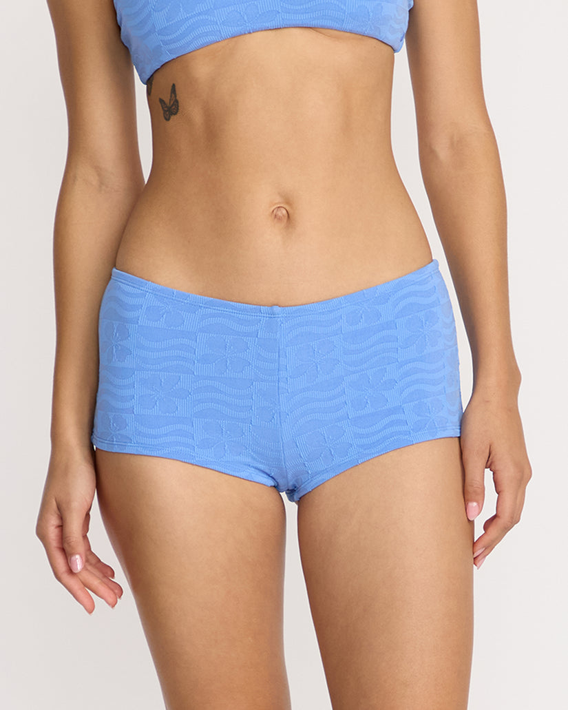 Bas de bikini Coco Surf Short - Light Blue Acid