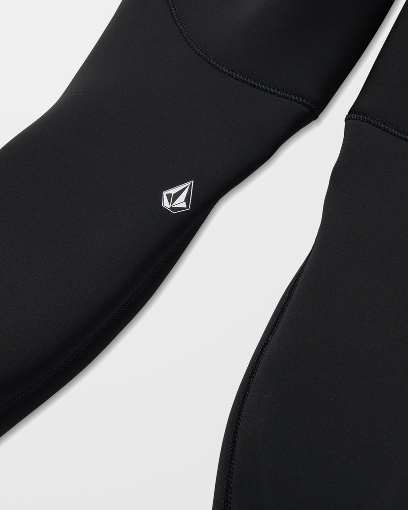 Combinaison De Surf 4/3 Mm Zippée Poitrine - Black