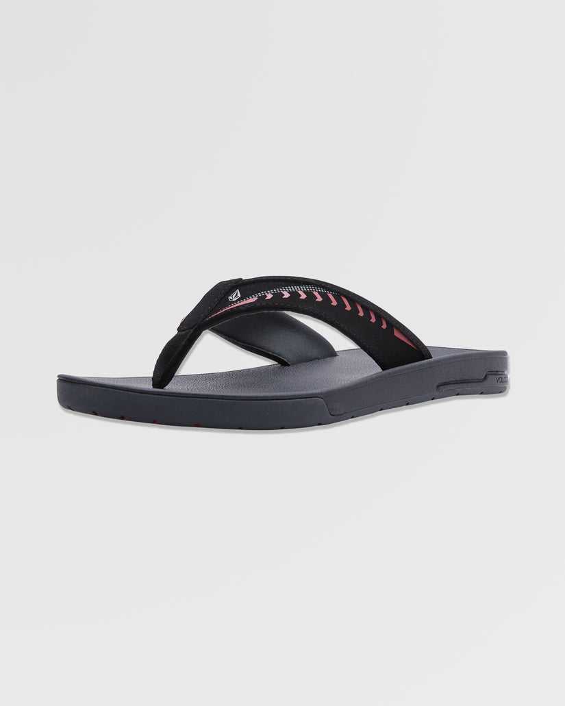 Sandales Jack Robinson - BLACK RED