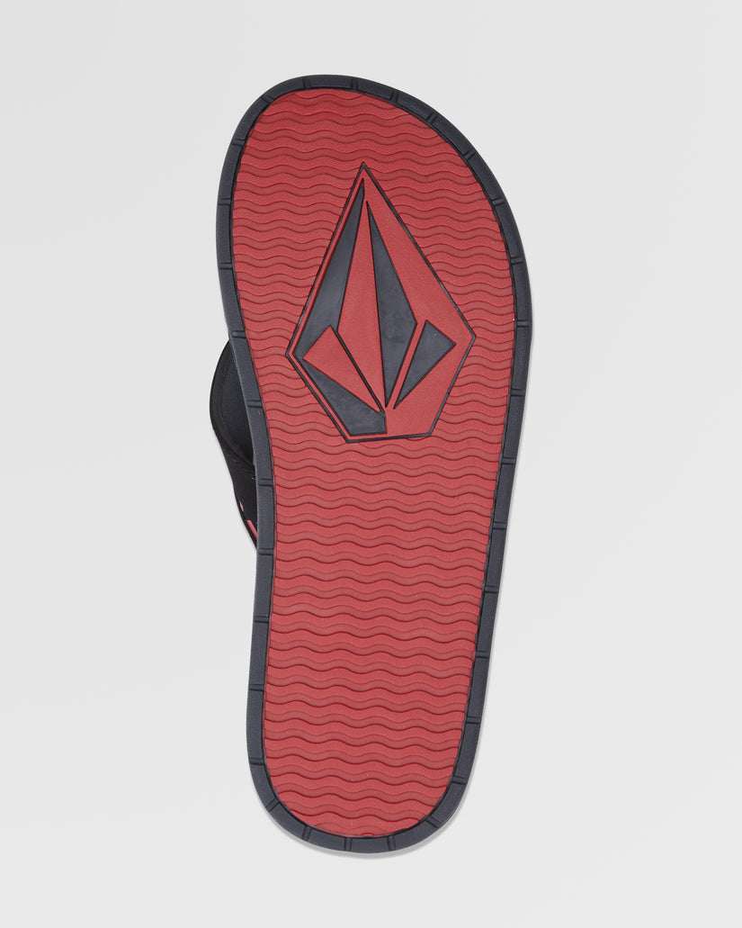 Sandales Jack Robinson - BLACK RED