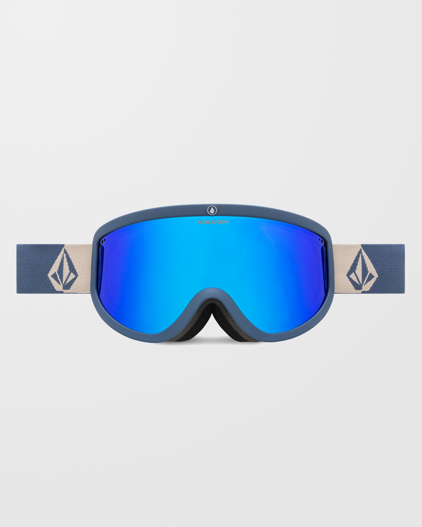 Masque de snow Footprints Indigo Stone (+écran bonus - Jaune) - Blue Chrome