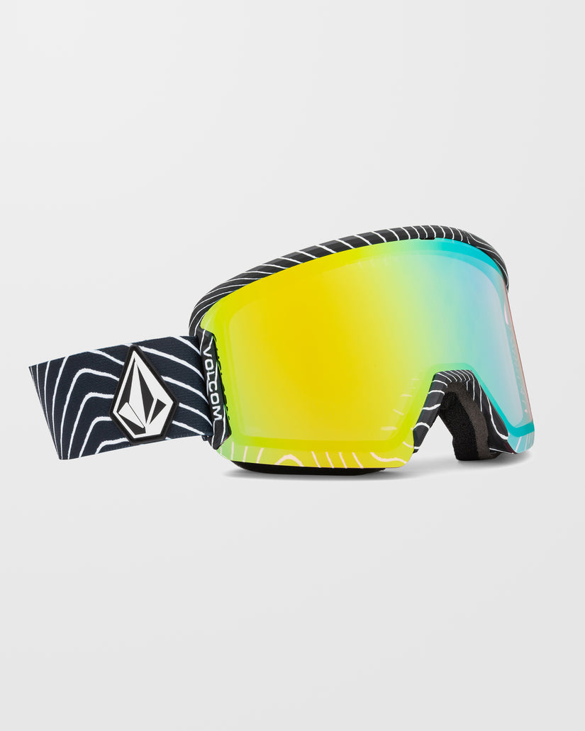 Masque de snow Garden 2 Op Art (+écran bonus - Rose) - Gold Chrome