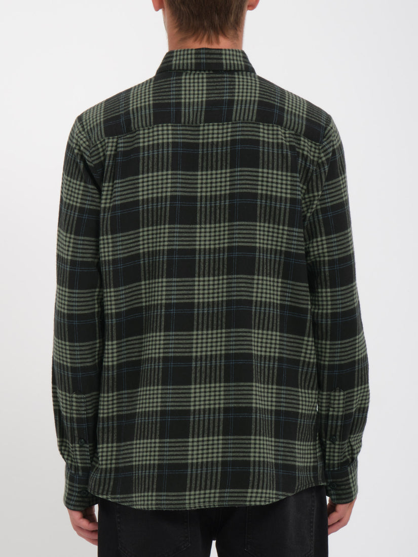 CADEN PLAID LS (A0532303_BLK) [B]