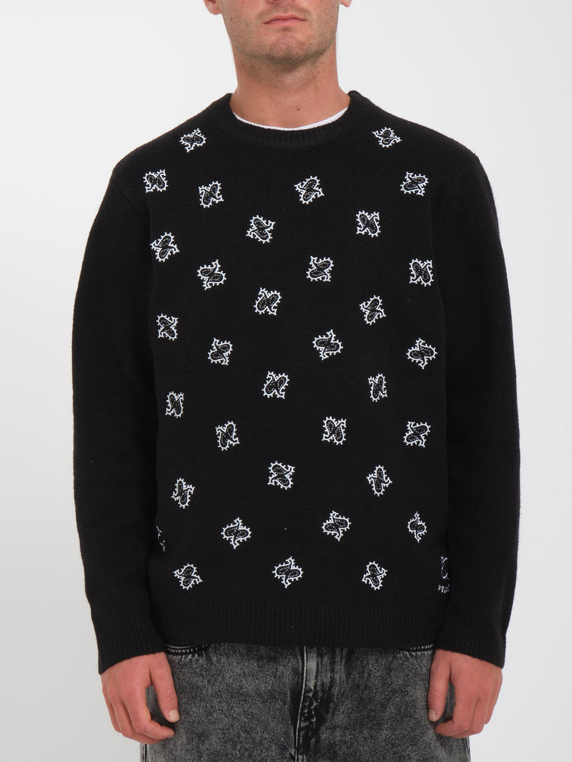 DEEP FAKIE SWEATER (A0732304_BLK) [F]