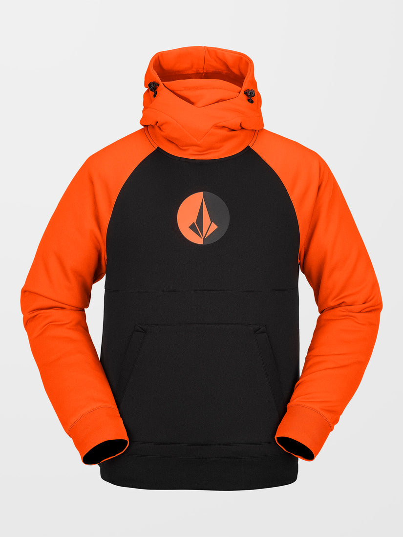 Sweat à capuche Hydro Riding - Orange Shock