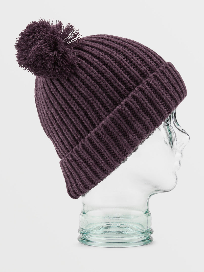Shreddy Teddy Bobble Beanie - BLACKBERRY - (KIDS) (NN5852402_BRY) [B]