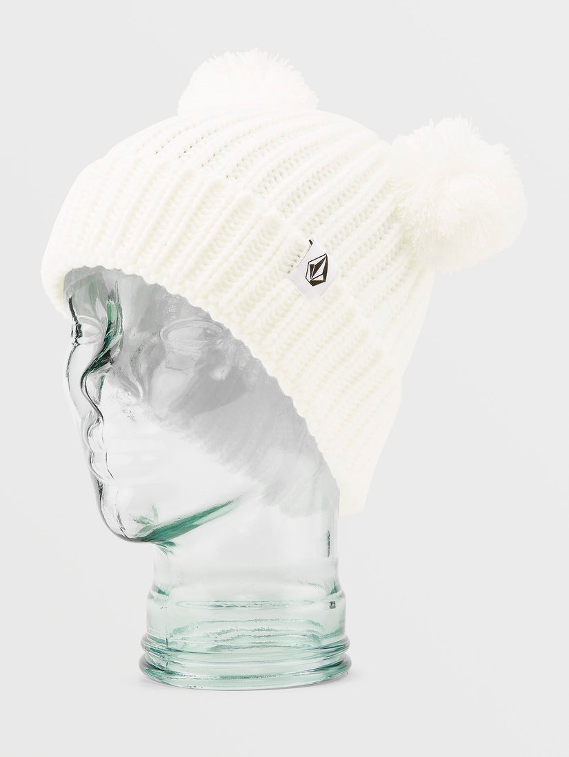 Shreddy Teddy Bobble Beanie - WHITE - (KIDS) (NN5852402_WHT) [1]