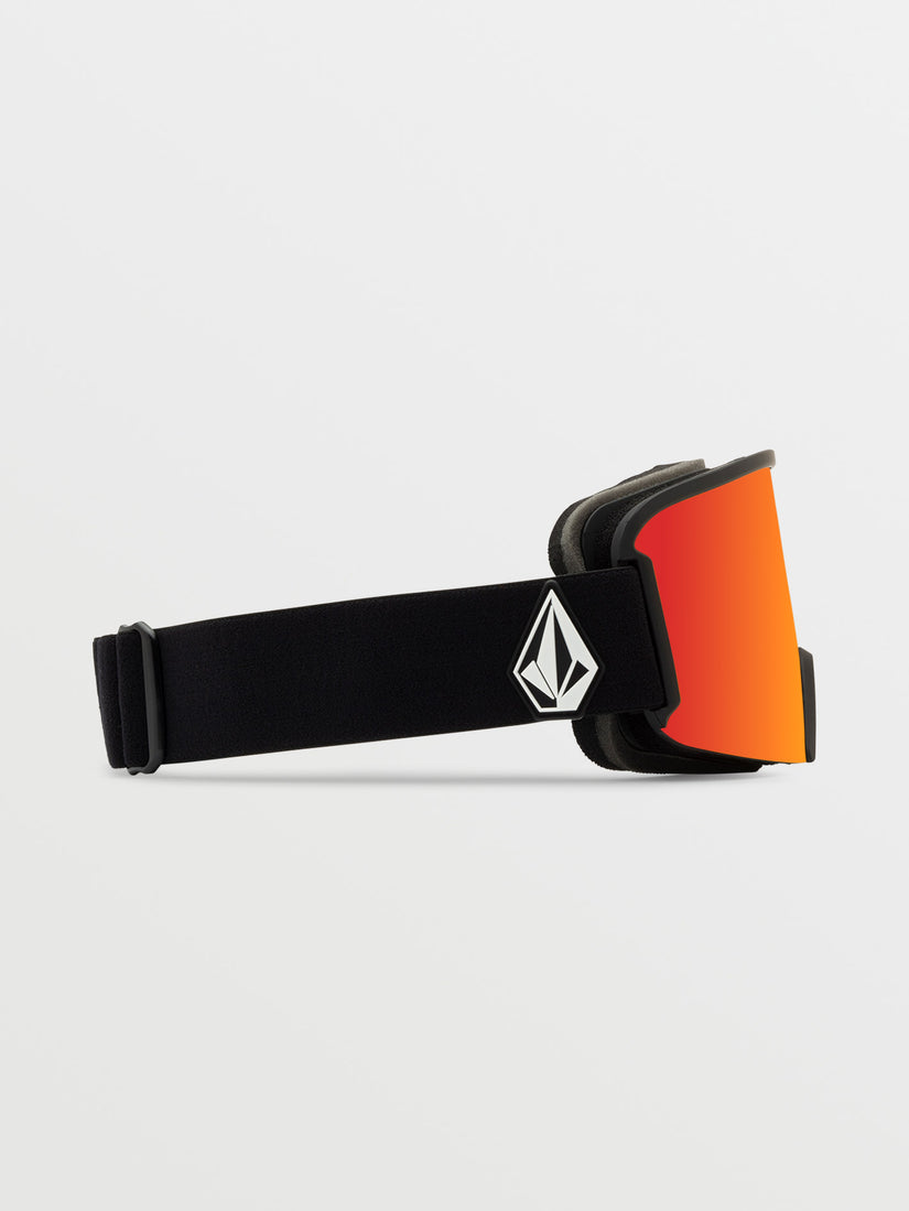 Garden Matte Black Goggle (+ Bonus Lens - Yellow) - RED CHROME (VG0123500_RDCH) [1]