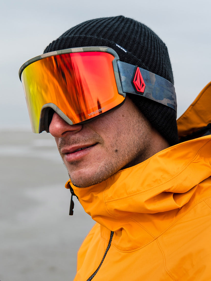 Garden Cloudwash Camo Goggle (+ Bonus Lens - Yellow) - RED CHROME (VG0123506_RDCH) [101]