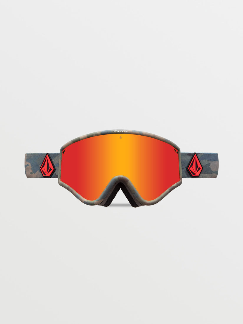 Yae Cloudwash Camo Goggle (+ Bonus Lens - Yellow) - RED CHROME (VG0723506_RDCH) [B]