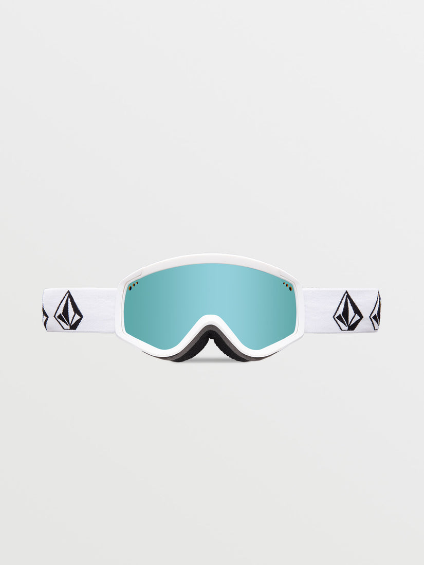 Attunga Youth Matte White Stone (+ Bonus Lens - Dark Grey) - ICE CHROME (VG0923503_ICCH) [B]